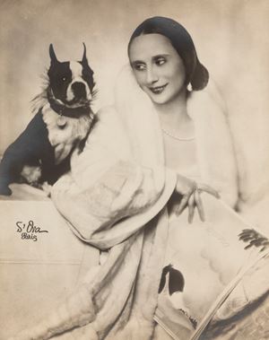 Senza titolo (Ritratto con cane)