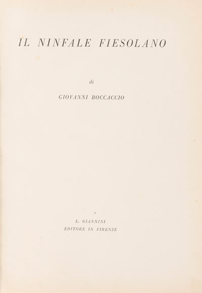 Il Ninfale Fiesolano