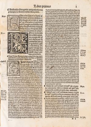 Tommaso d'Aquino - Sanctus Thomas super anima. Sancti doctoris. Thome de aquino: in tres libros Aristotelis De anima: profundissima commentaria cum duplici textu