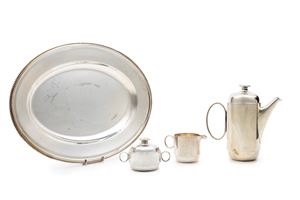 Coffee service with tray