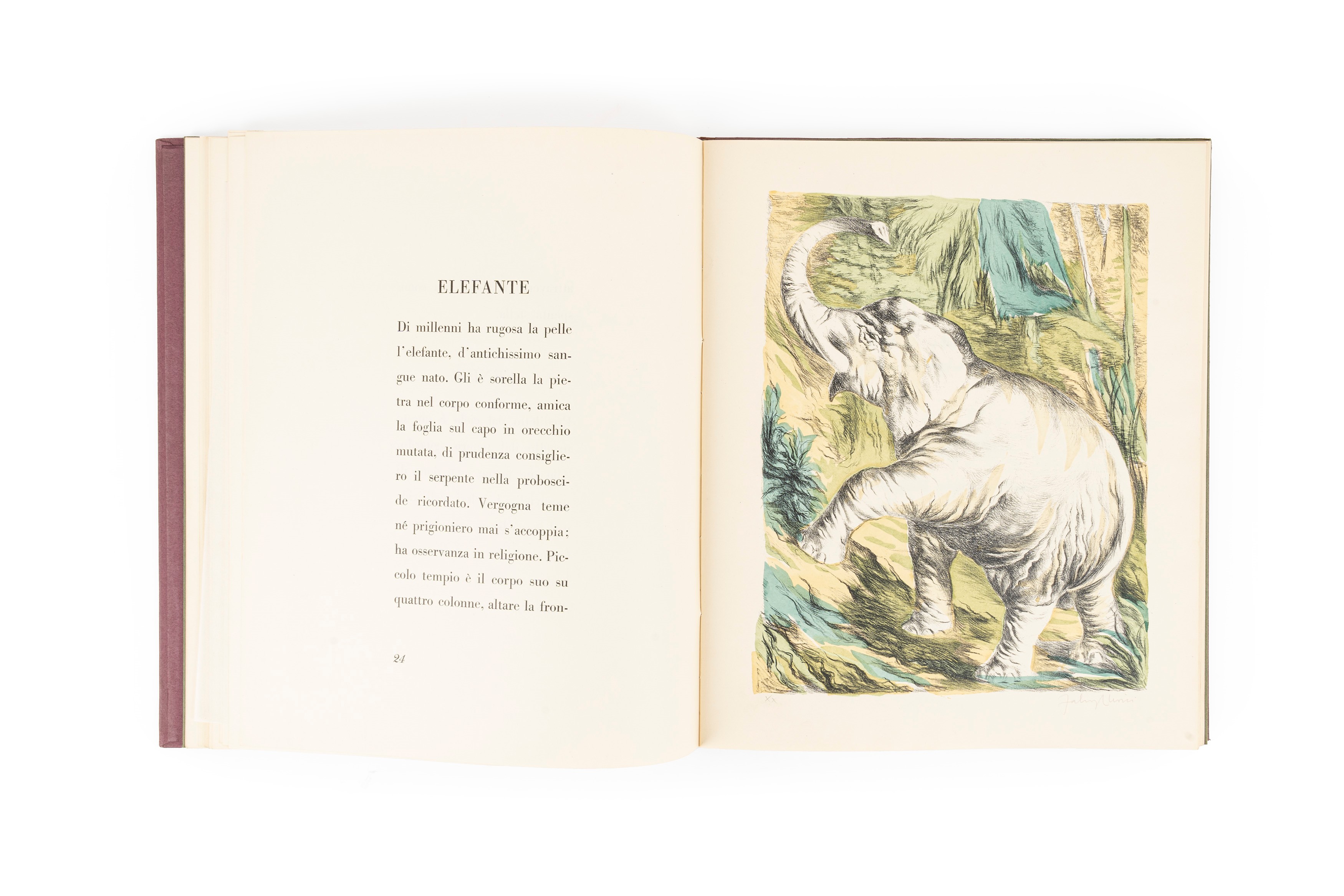 Leoncillo Leonardi - Bestiario, 1941, litografie originali