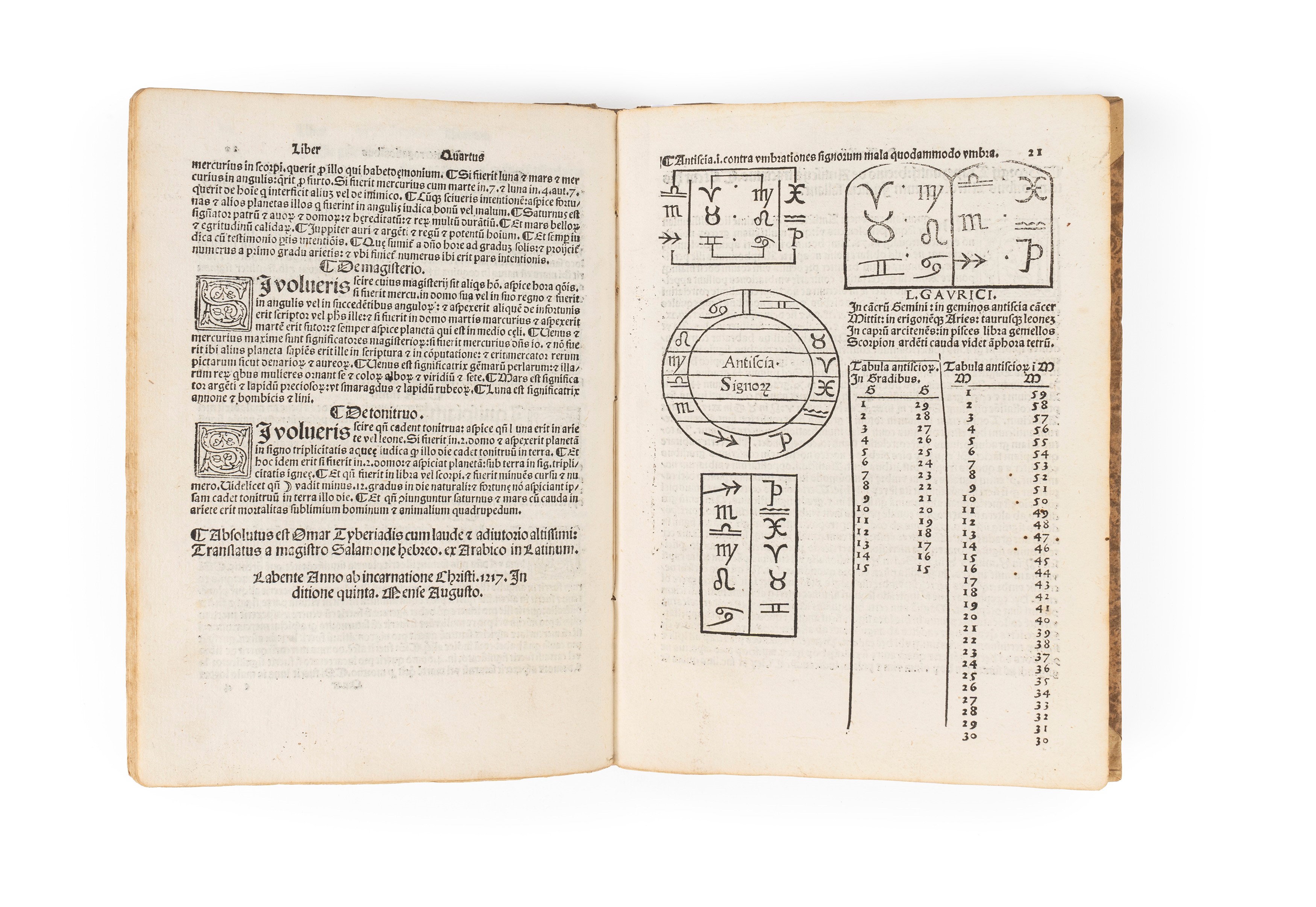 Luca Gaurico - Omar De Nativitatibus Et Interrogationibus Nuper Castigatus Et in Ordinem Redactus...