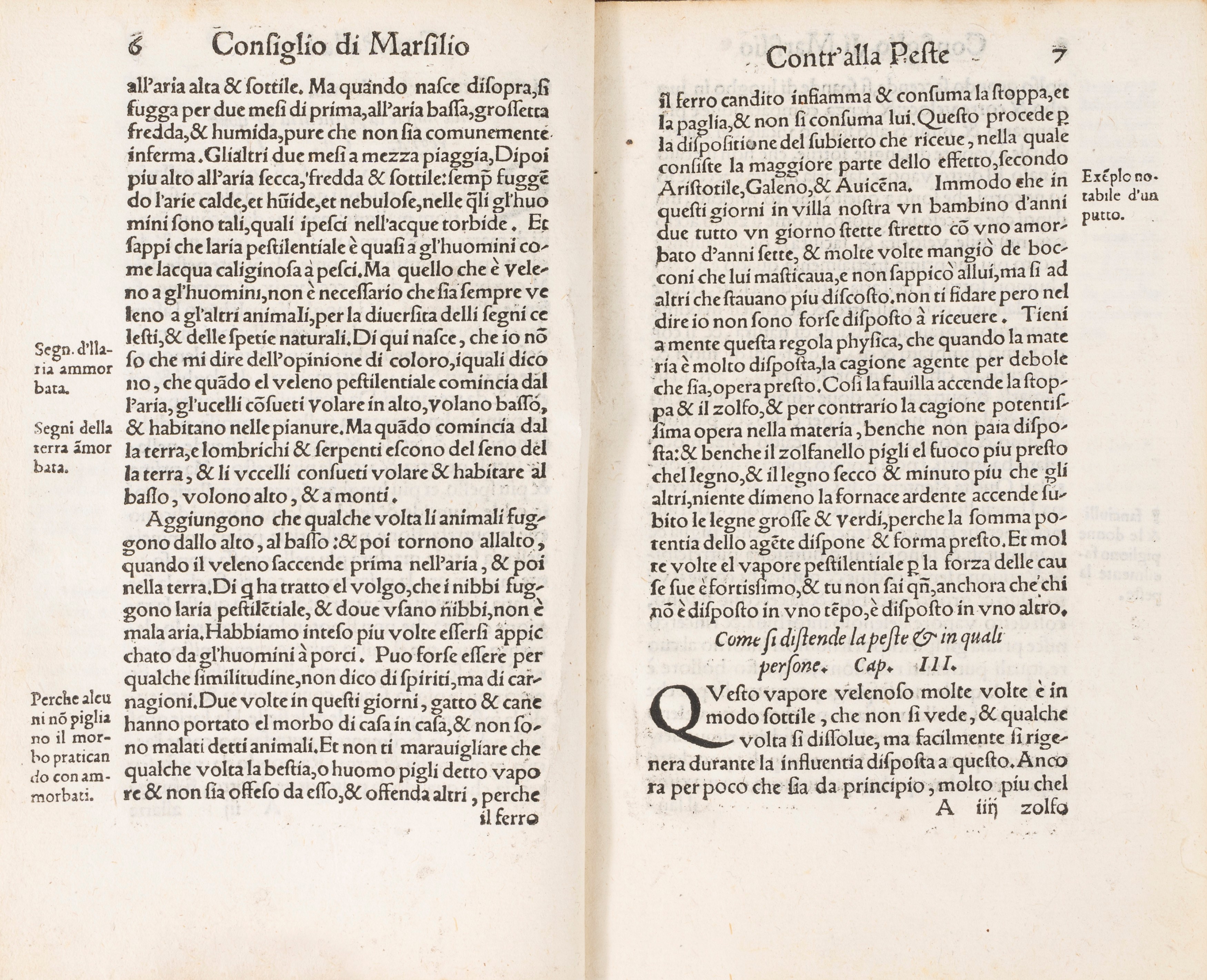 Marsilio Ficino - Il Consiglio [...] Contro la Pestilentia