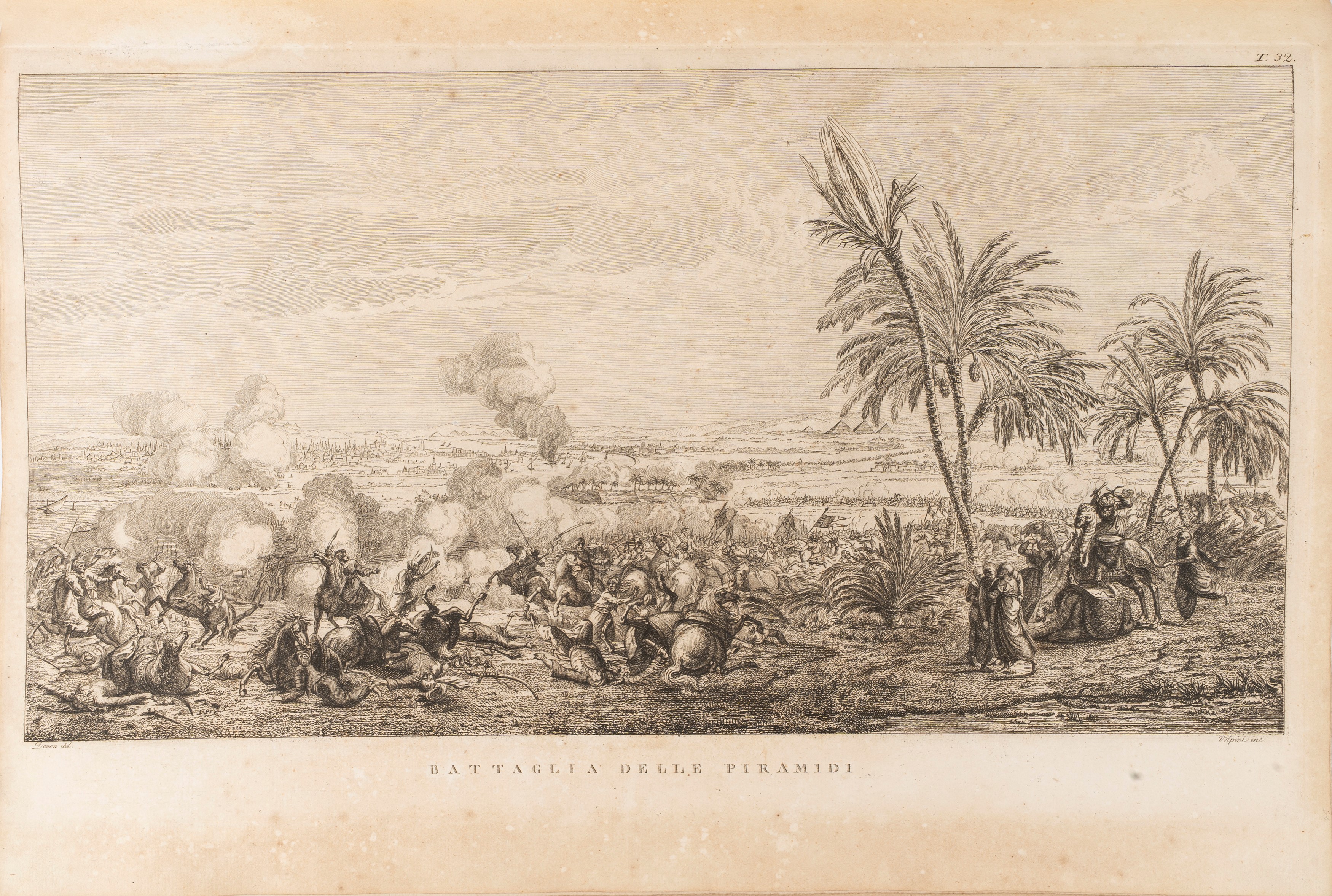 Dominique Vivant Denon - Viaggio nel basso ed alto Egitto, prima edizione italiana del 1808