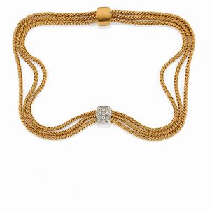 A 18K two-color gold and diamond parure, Chimento