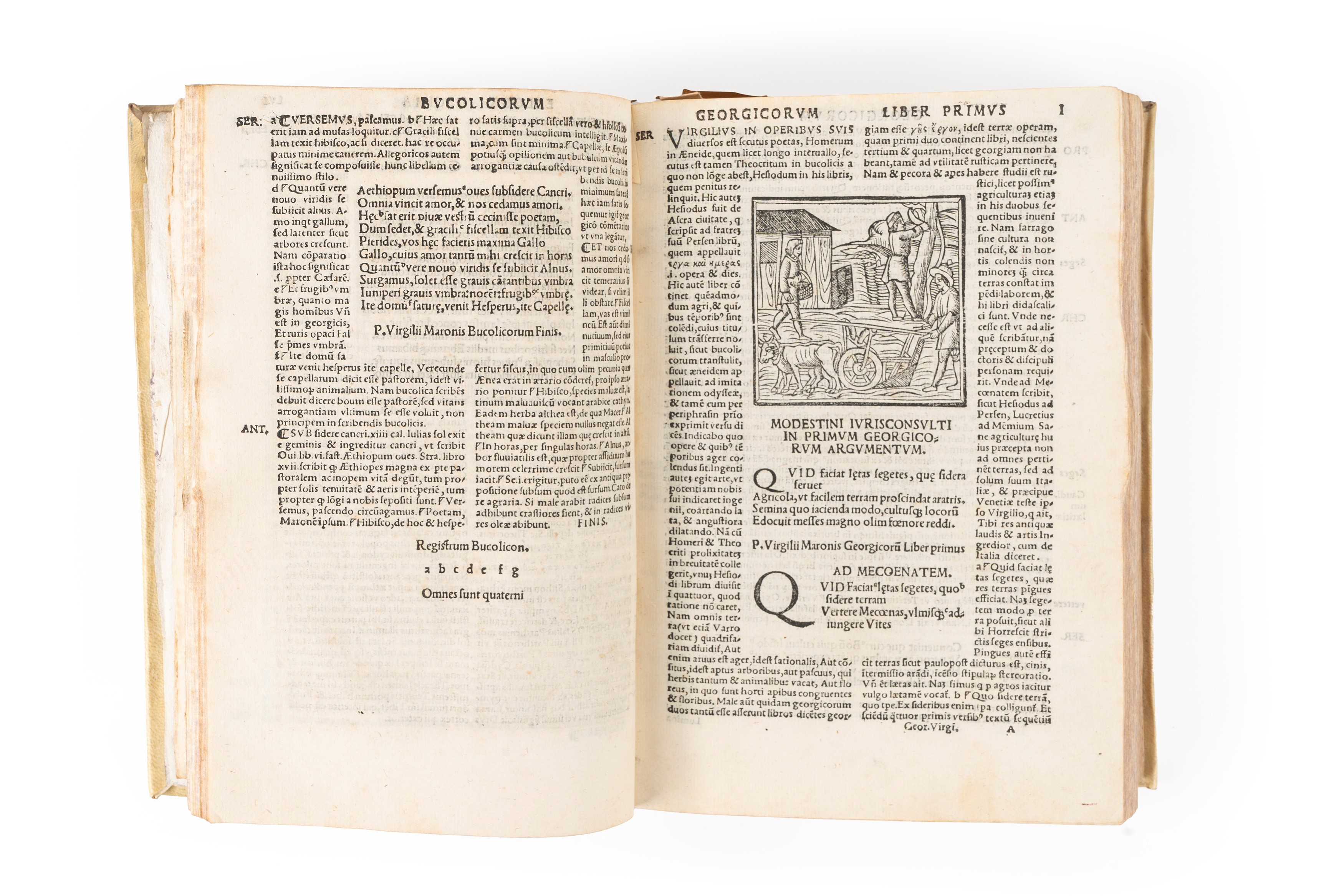 Publio Marone Virgilio - Bucolica, Georgica, Aeneis Cum Servii Commentariis Accuratissime Emendat...