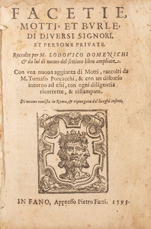 Facetie Motti et Burle di diversi Signori et persone private