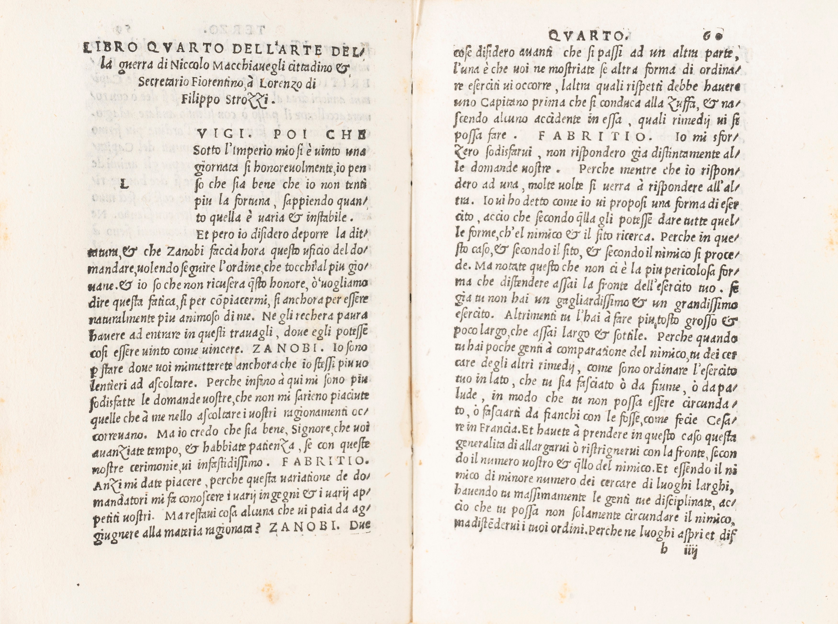 Niccolò Machiavelli - Libro della Arte della Guerra di Niccolo Machiauegli Cittadino Et Segretari...