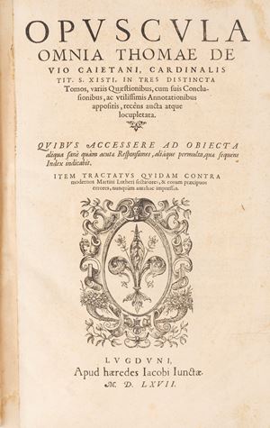 Opuscula omnia [...] in tres distincta tomos, variis quaestionibus [...] recens aucta atque locupletata