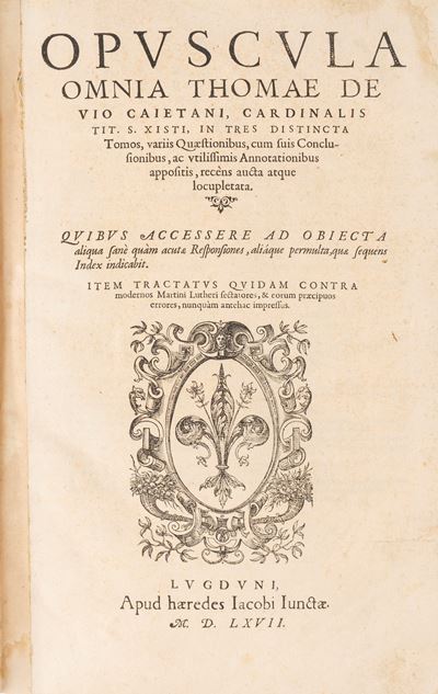 Opuscula omnia in tres distincta tomos, 1567