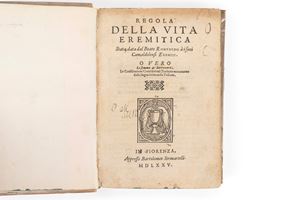 Rule of hermit life was given by the blessed Romualdo to his Camaldolensi hermits. That is, the Camaldolensi constitutions translated again from the Latin language into Tuscany
