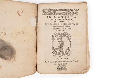 Dispareri in Materia D'architettura, Et Perspettiua. con Pareri di Eccellenti, Et Famosi Architet...