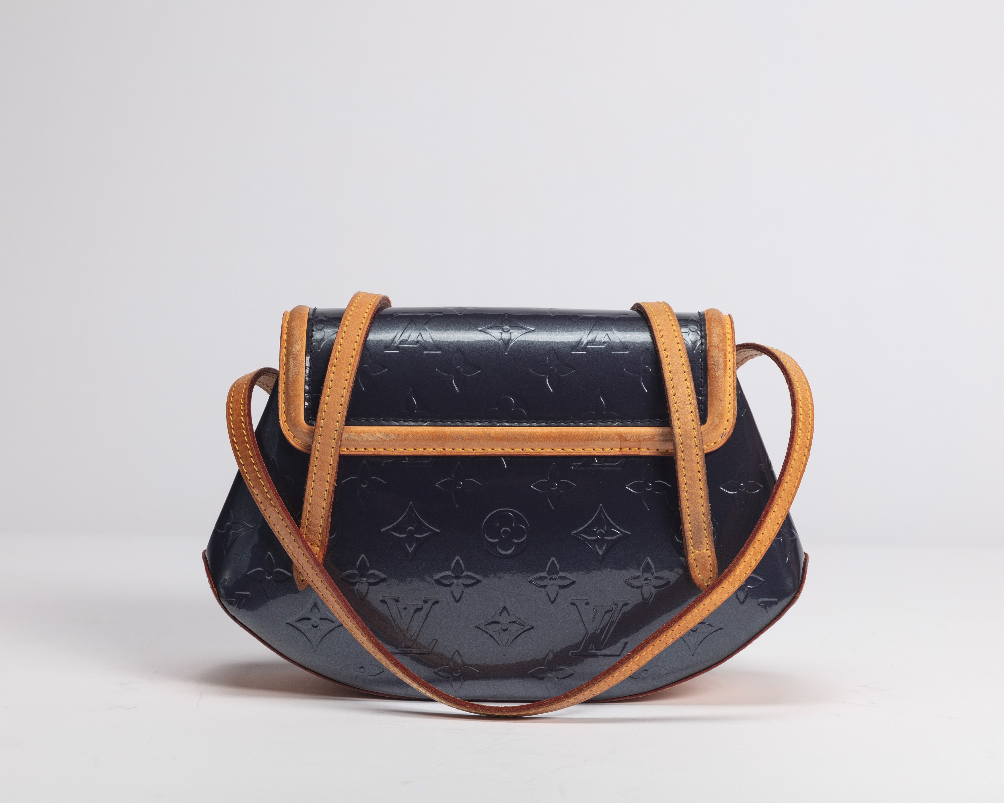 Louis Vuitton - Borsa in pelle monogram vernis color viola, 2005