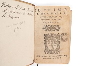 Il Primo [-secondo] Libro delle Satire alla Carlona di Messer Andrea da Bergamo