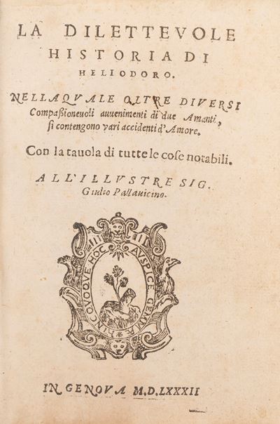 La Dilettevole Historia di Heliodoro