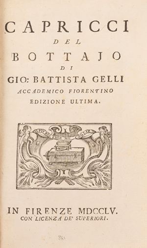 Gelli, Giovan Battista - Capricci del Bottajo