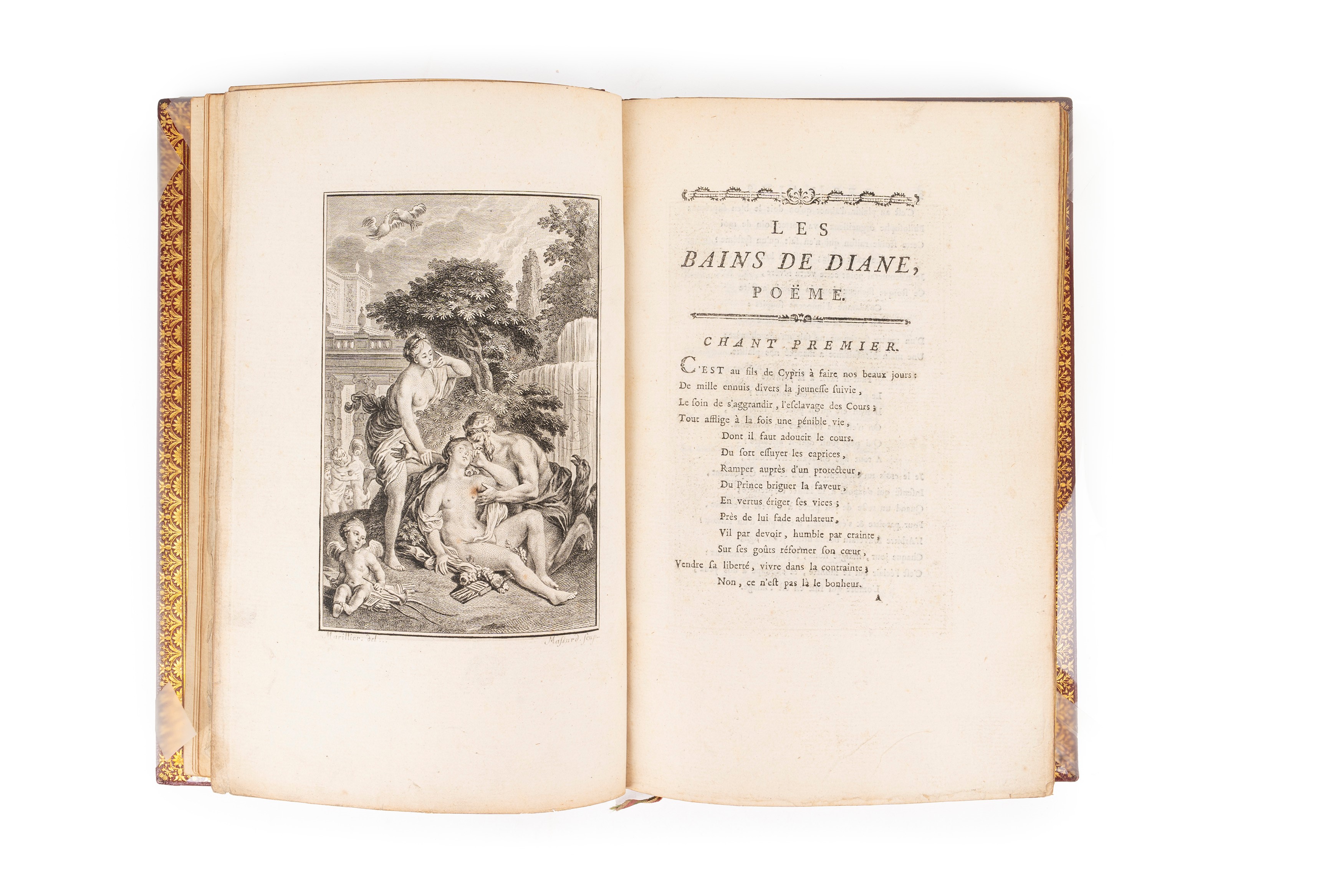 François-georges Desfontaines - Les Bains de Diane ou Le Triomphe de L'Amour, Poëme, 1770