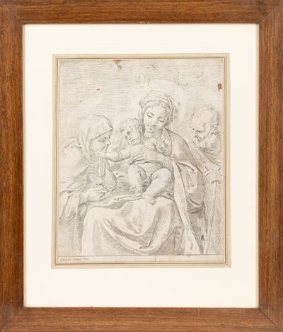 Sacra Famiglia con Santa Chiara