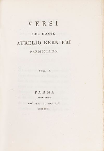Anonimo, Il cantico dei cantici, Bodoni, 1800
