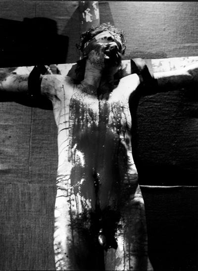 Senza titolo (performance di Hermann Nitsch), sette stampe vintage