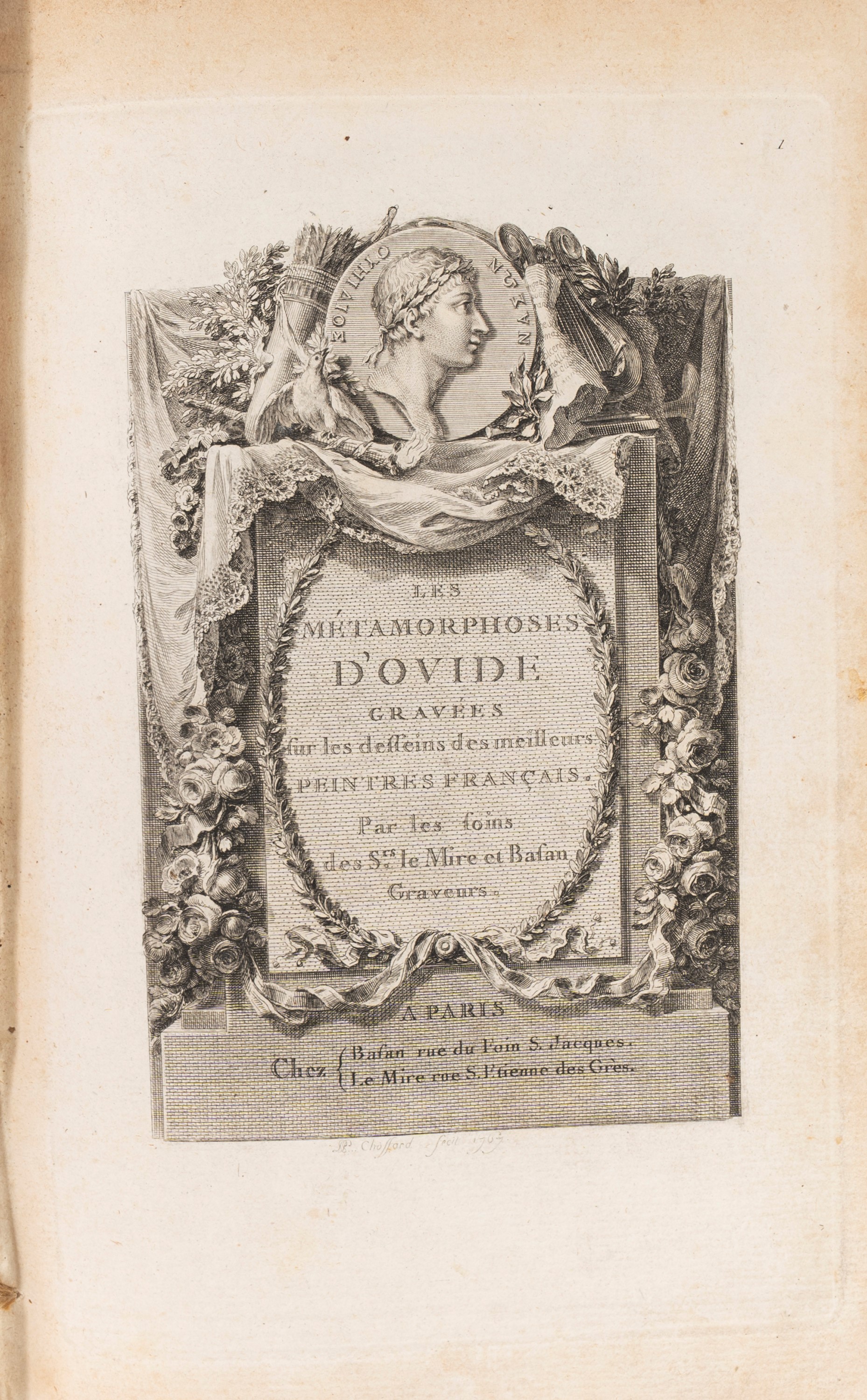 Publio Ovidio Nasone - Les Metamorphoses d'Ovide, edizione illustrata con 140 tavole, 1767-1771