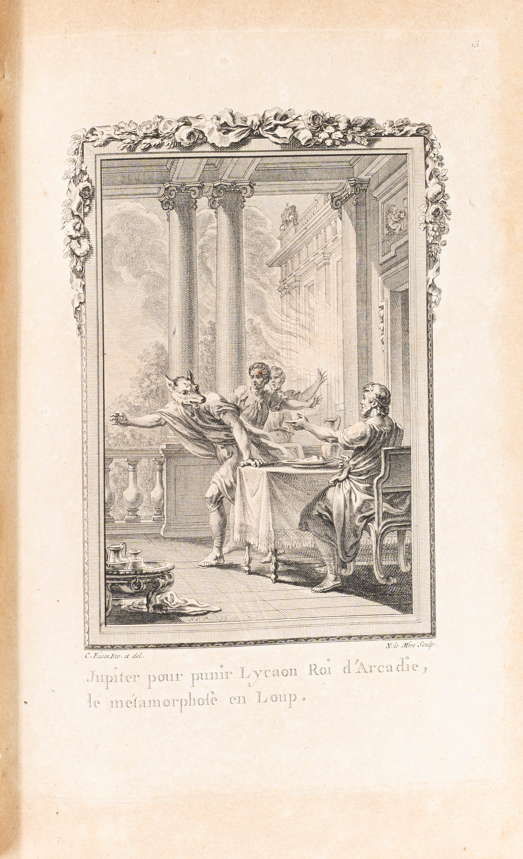 Publio Ovidio Nasone - Les Metamorphoses d'Ovide, edizione illustrata con 140 tavole, 1767-1771