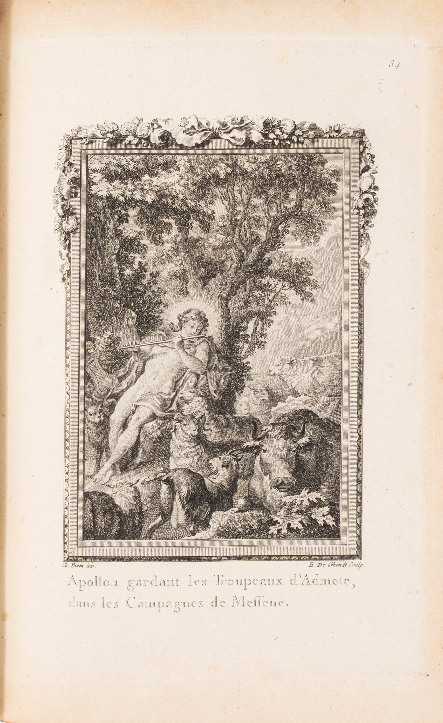 Publio Ovidio Nasone - Les Metamorphoses d'Ovide, edizione illustrata con 140 tavole, 1767-1771