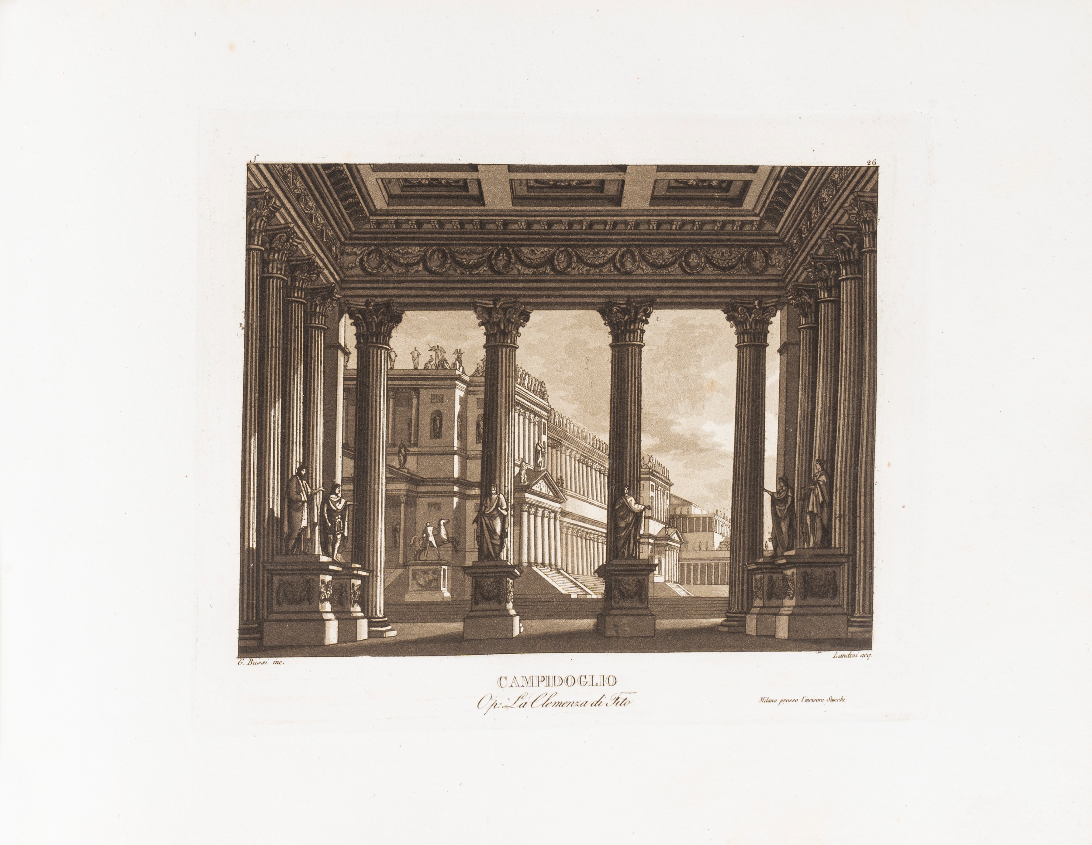 Stanislao Stucchi - Raccolta di Scene Teatrali Eseguite o Disegnate dai Più Celebri Pittori Sceni...