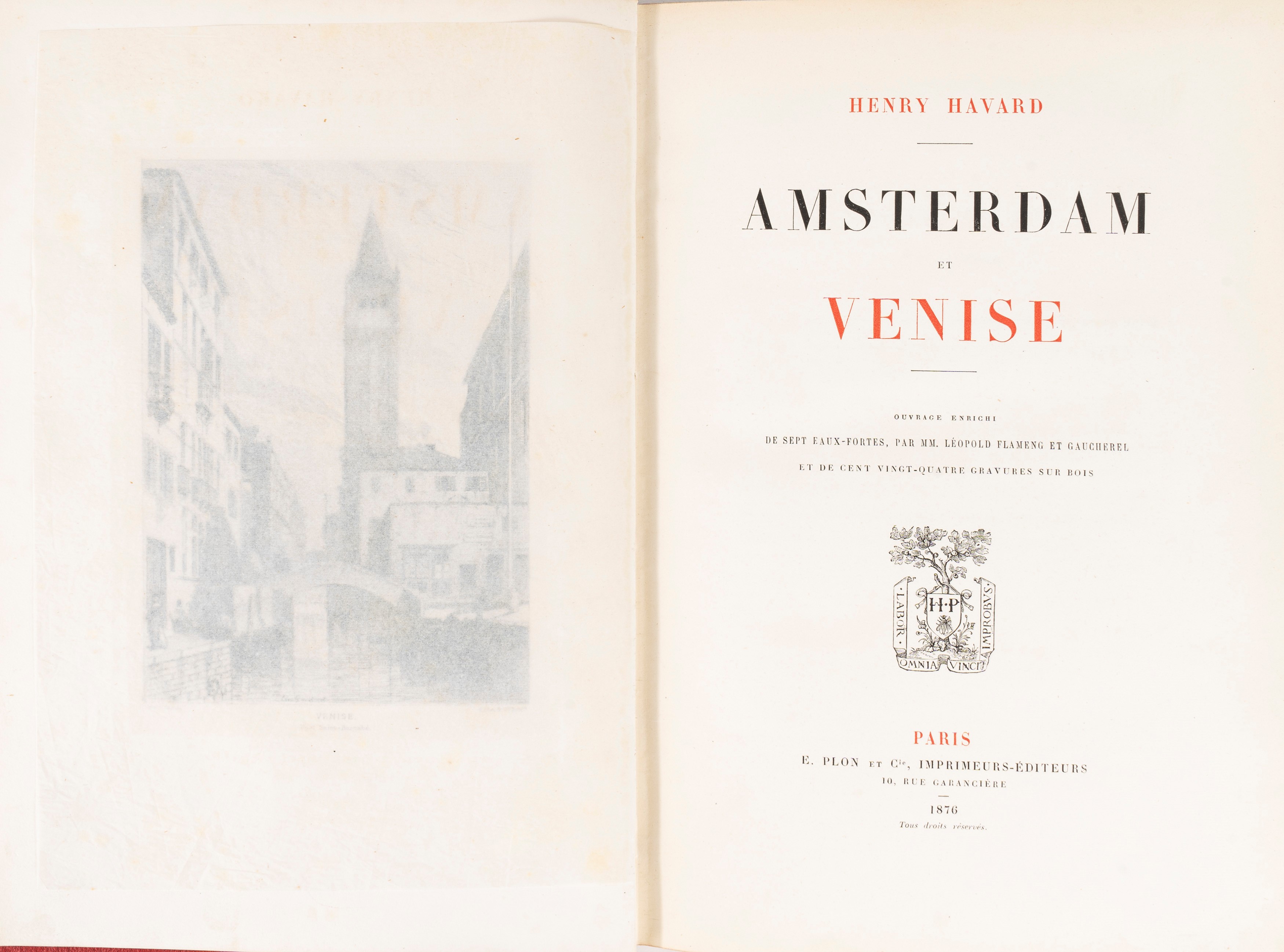 Henry Havard - Amsterdam Et Venise