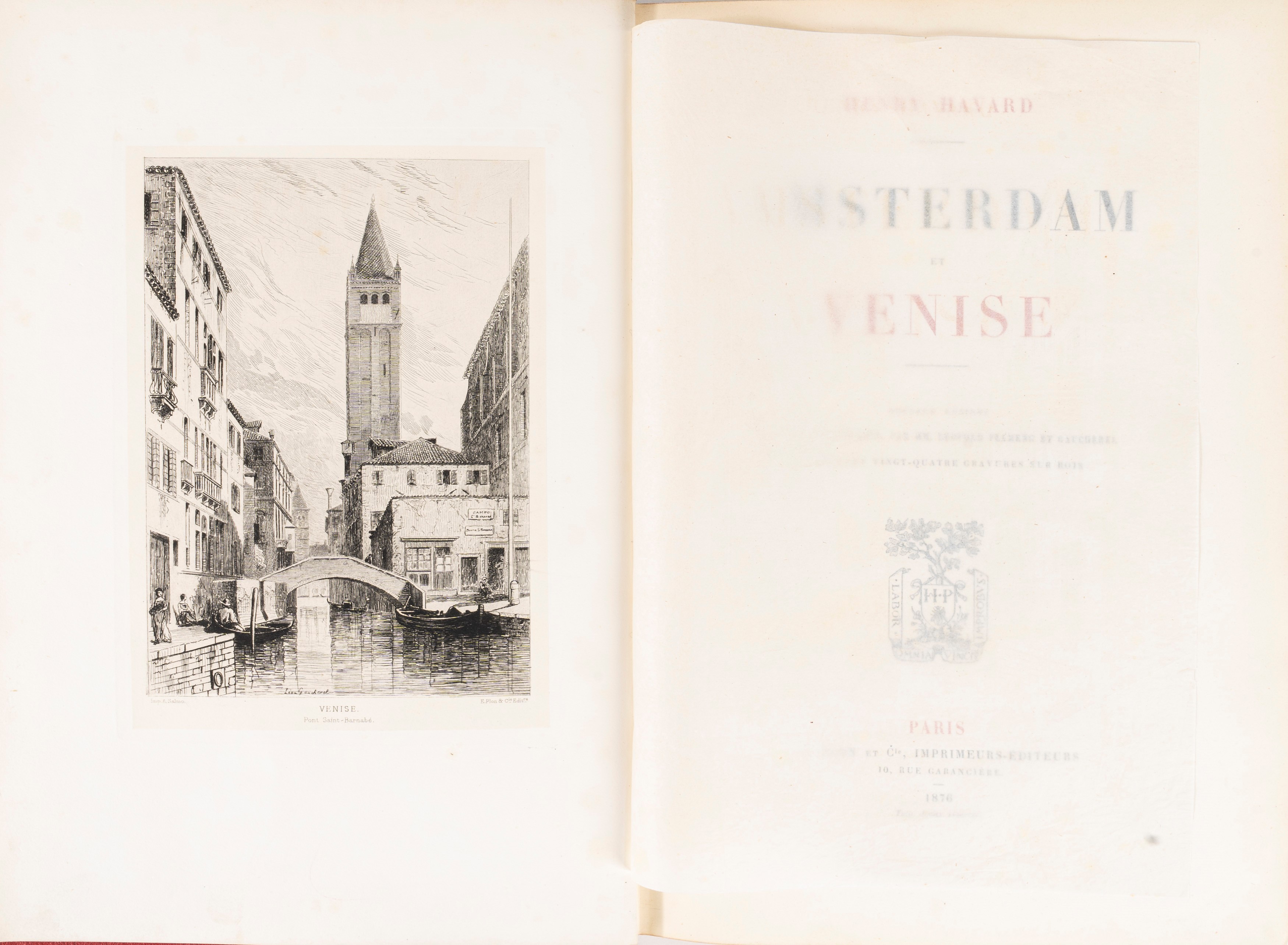 Henry Havard - Amsterdam Et Venise