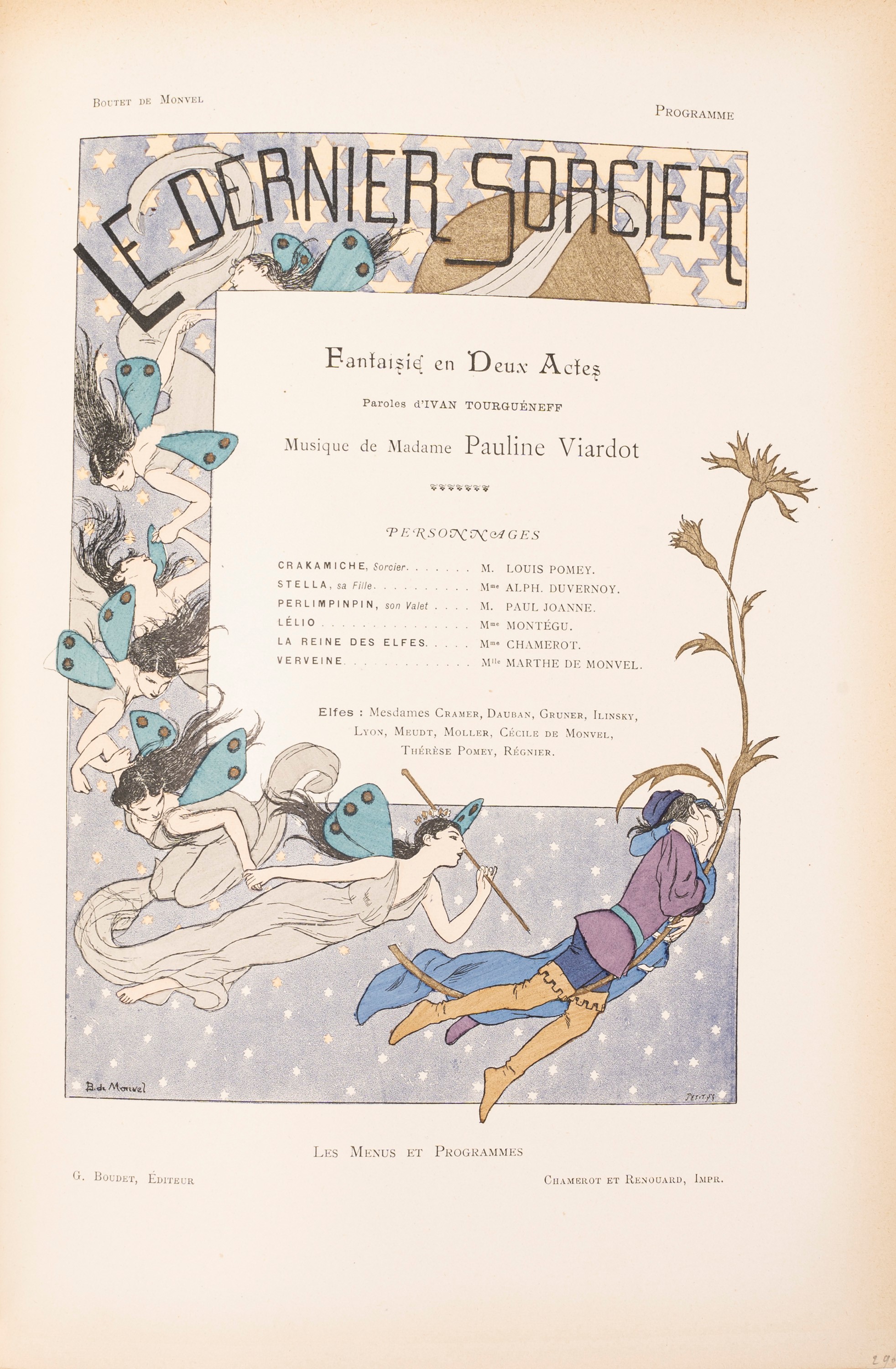 Leon Maillard - Les Menus Et Programmes Illustres