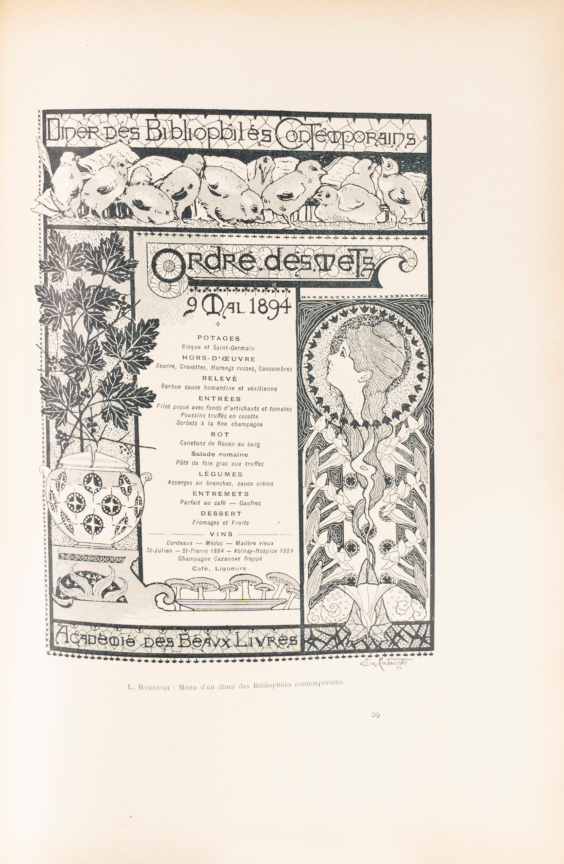 Leon Maillard - Les Menus Et Programmes Illustres