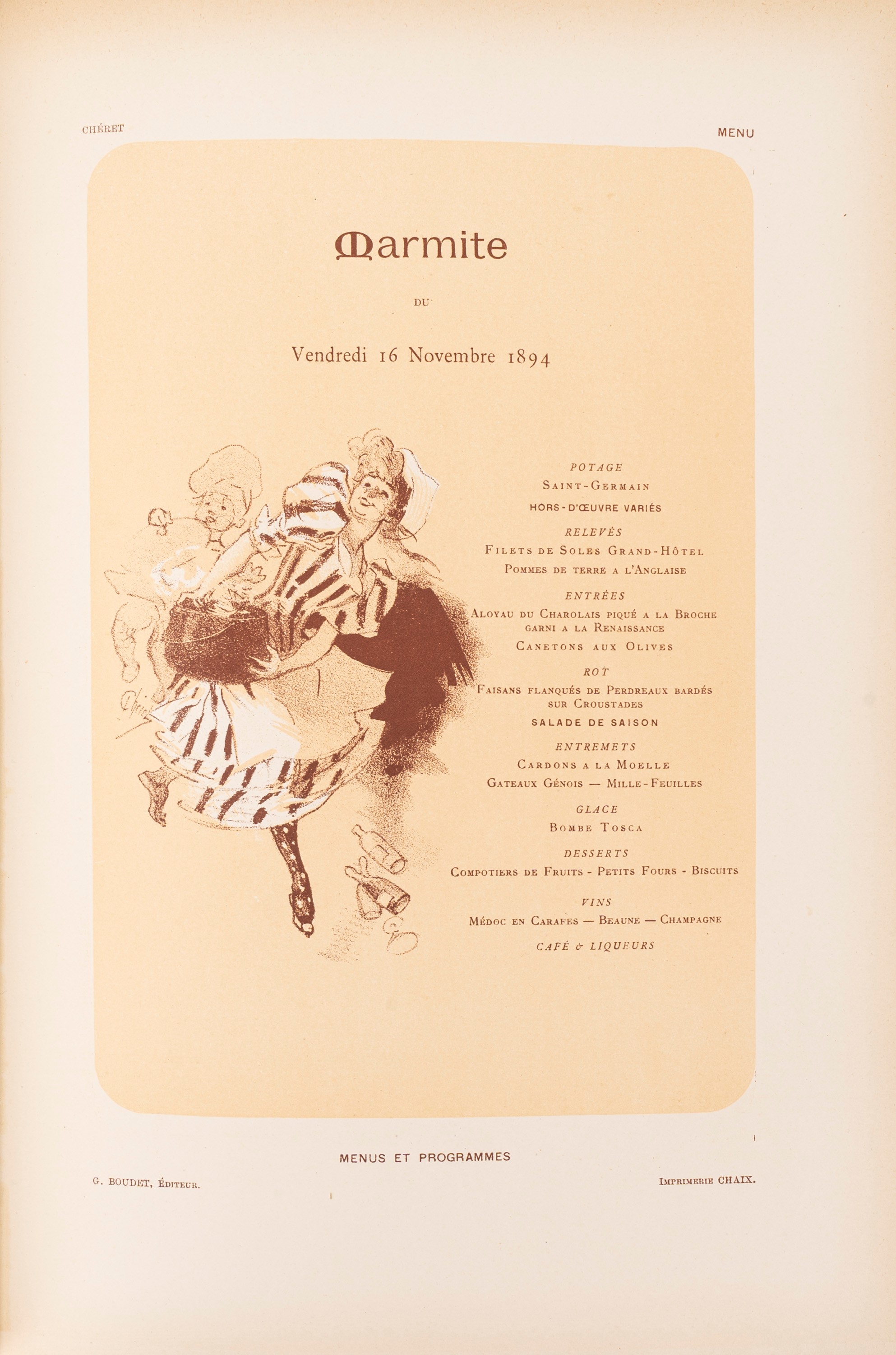 Leon Maillard - Les Menus Et Programmes Illustres