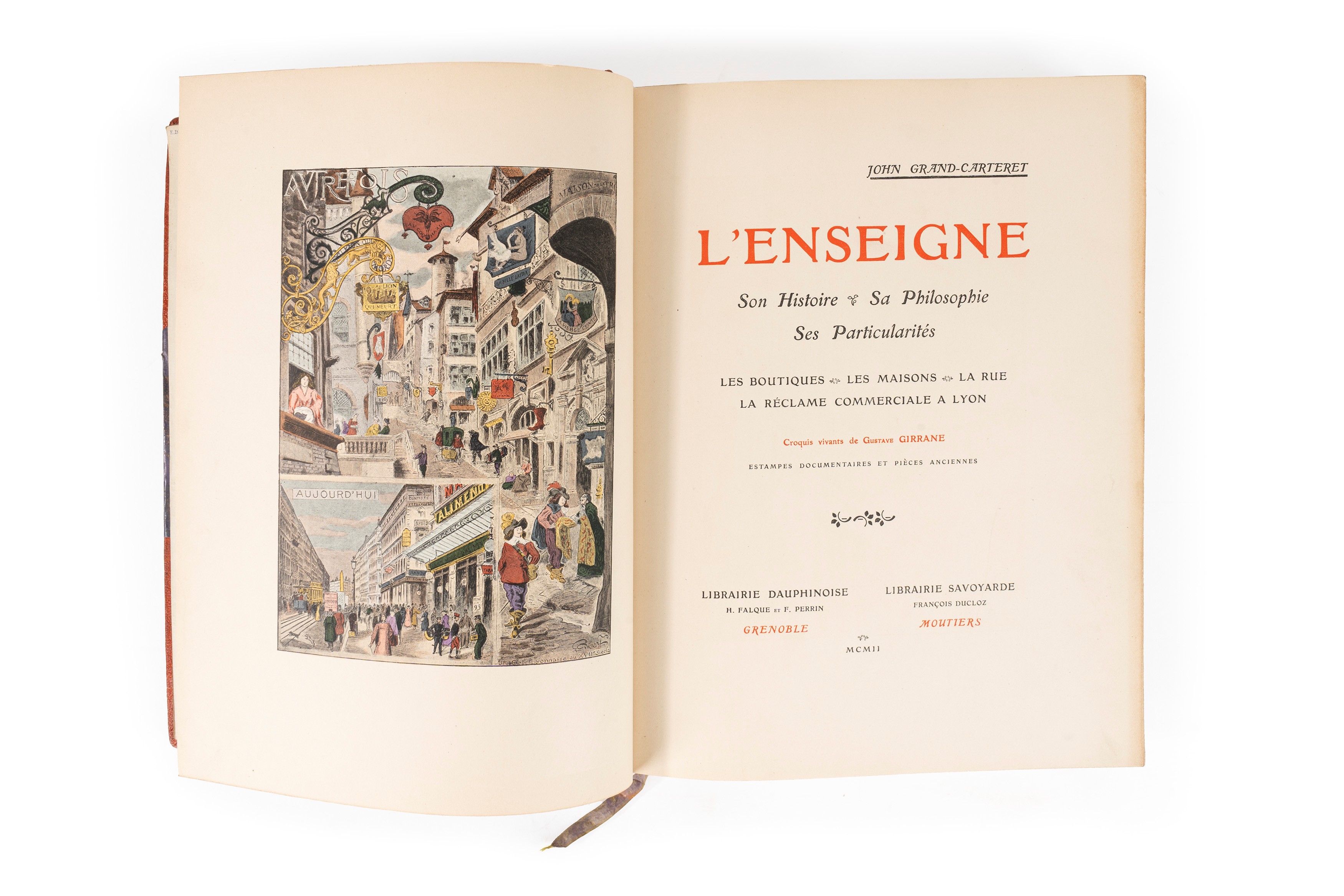 John Grand-carteret - L'Enseigne - Studio delle insegne pubblicitarie, 1901