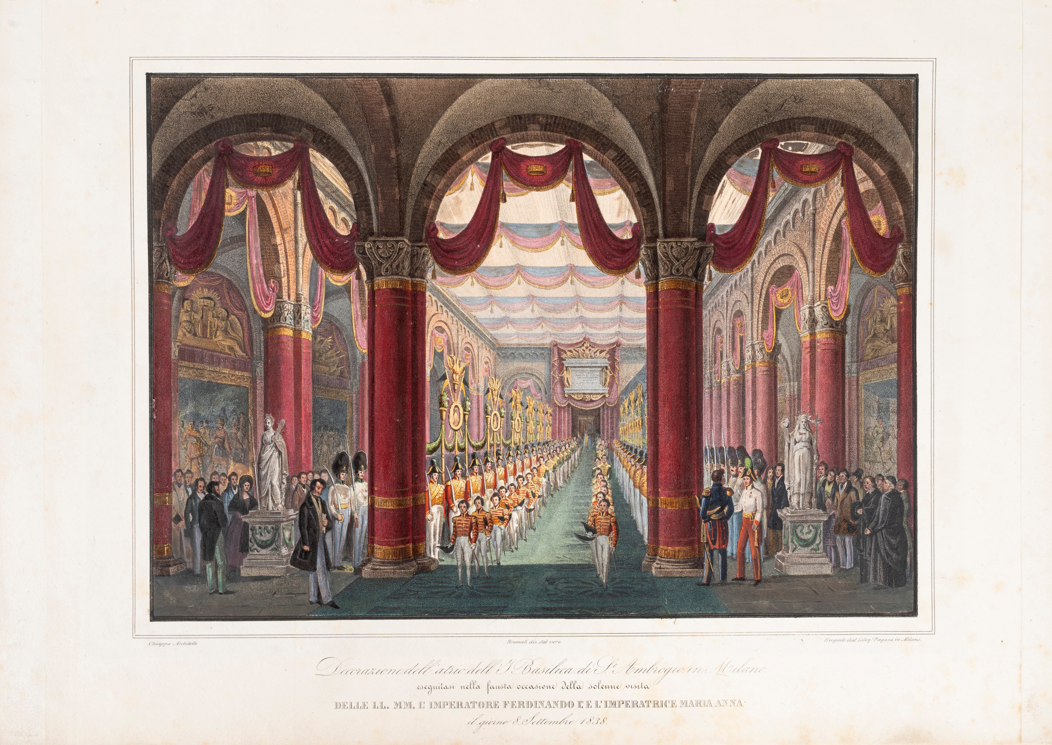 Album originale, Disegni d’alcune opere per la venuta di S. M. l’imperatore Ferdinando I d'Austri...