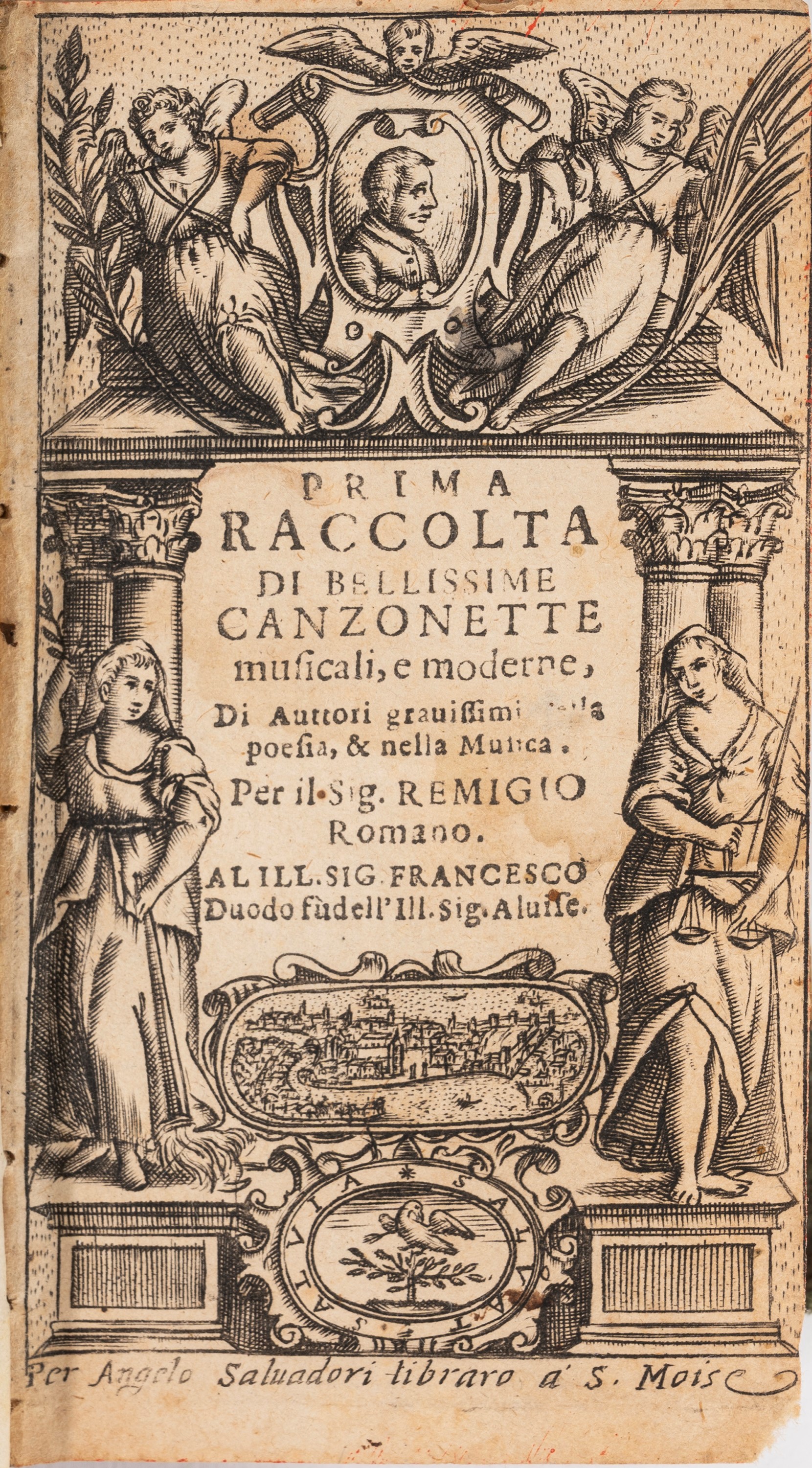Remigio Romano - Prima [- Quarta] Raccolta di Bellissime Canzonette Musicali, e Moderne, di Autto...