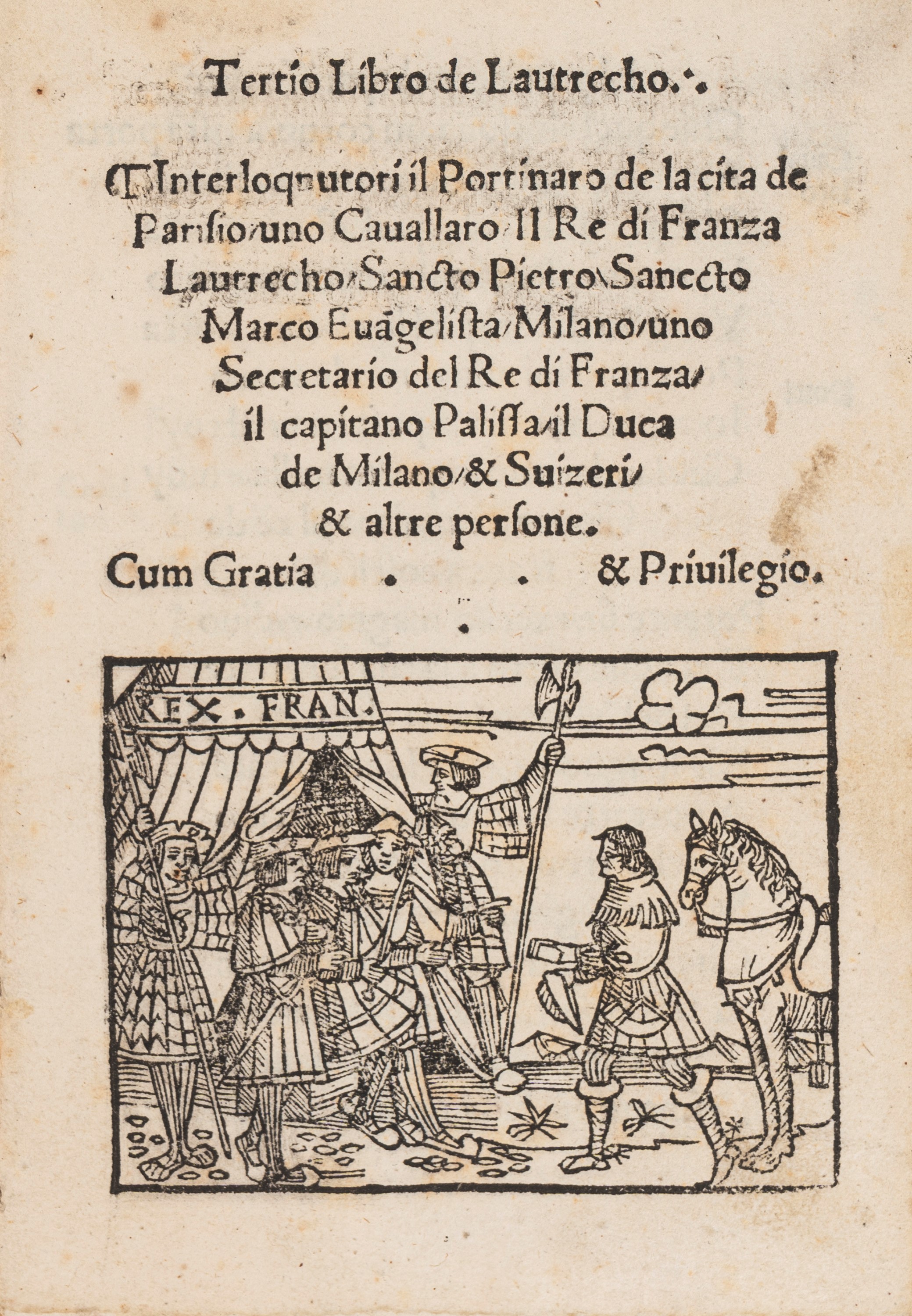 Francesco Mantovano - Secundo [- terzo] libro de Lautrecho. Interloquutori