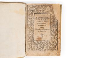 The fifty nouellas by Massuccio Salernitano entitled the Nouellino