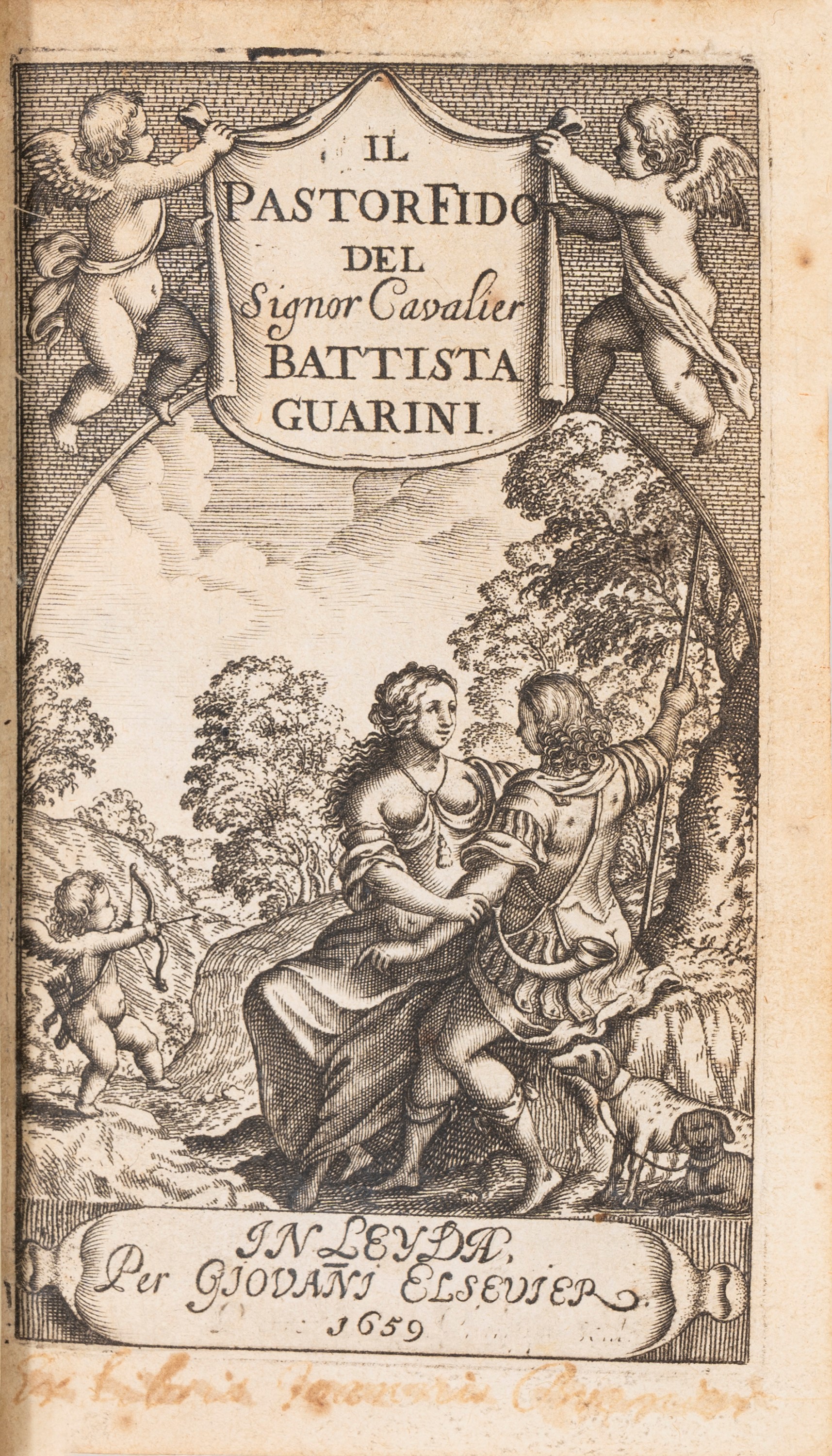 Guarini, Giovanni Battista - Guarini, Il Pastor Fido, Edizione Elzeviriana del 1659
