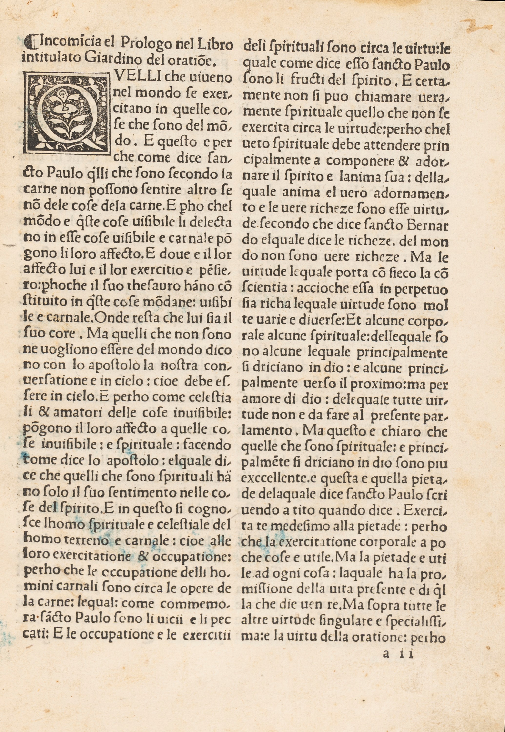 Niccolò da Osimo - Libro Deuoto e Fructuoso a Ciascaduno Chiamato Giardino De Oratione