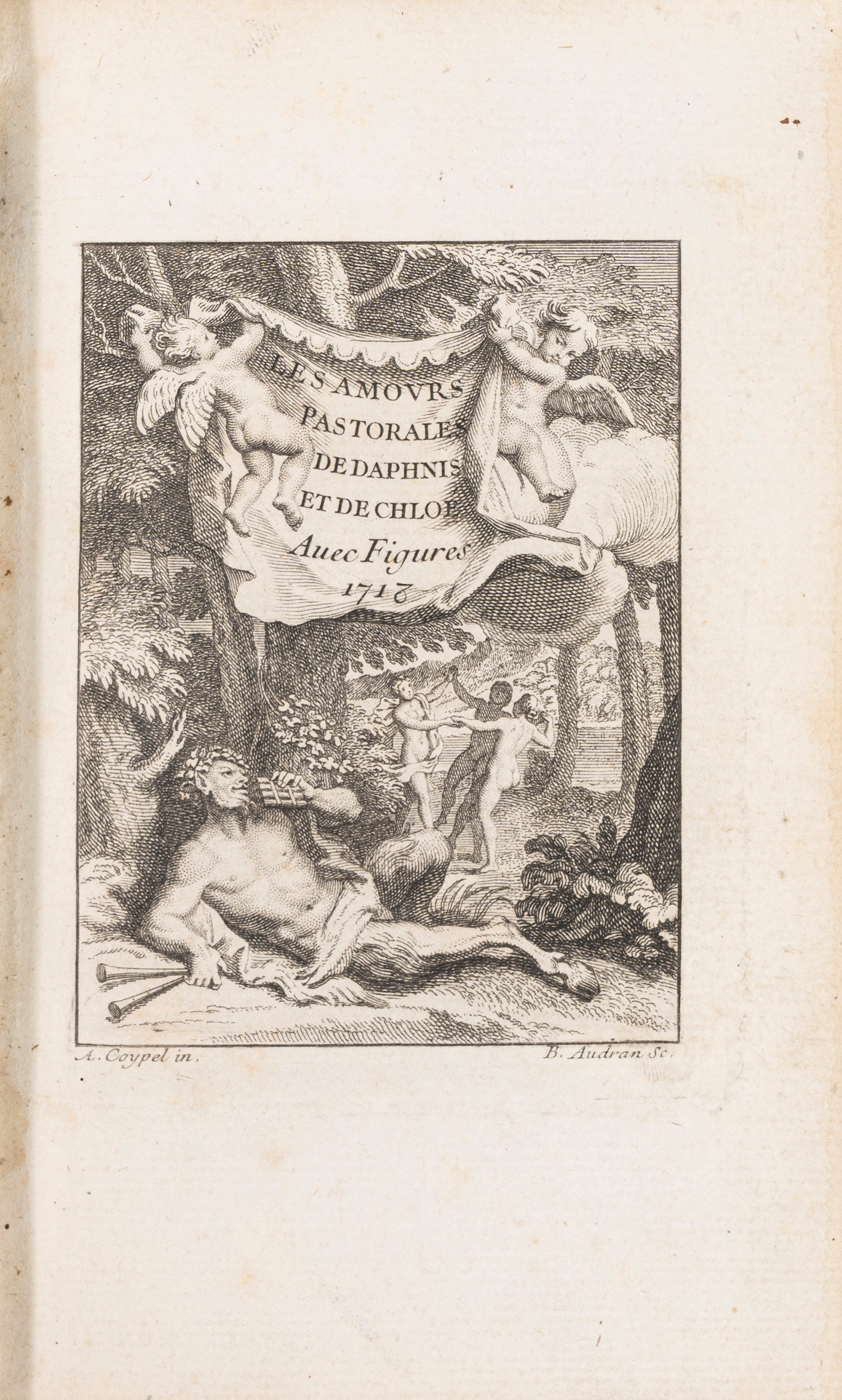 Longo Sofista - Les Amours pastorales de Daphnis et Chloé, Edizione illustrata, 1745