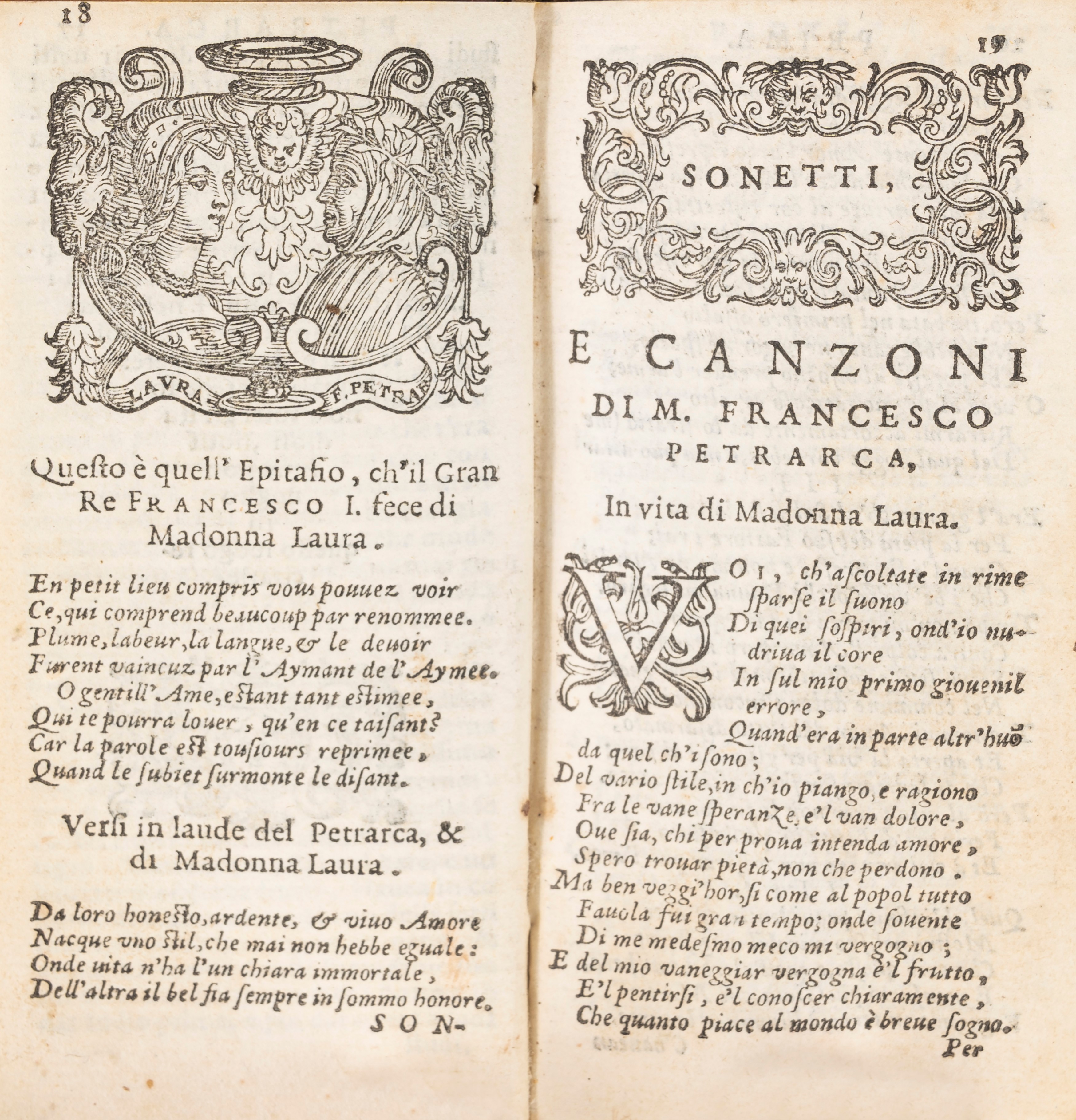 Il Petrarca di Nuovo Ristampato, Et Diligentemente Corretto