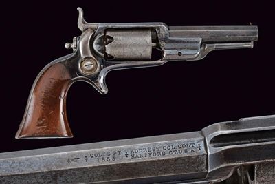 Colt Model 1855 Sidehammer Pocket Revolver "root Model"