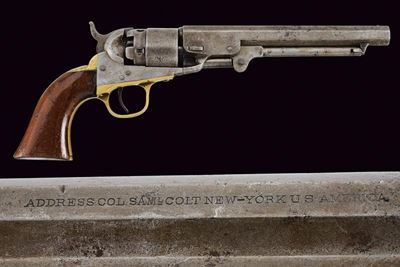 Raro Colt Pocket Model Of Navy Caliber Revolver "1862 Pocket Navy"