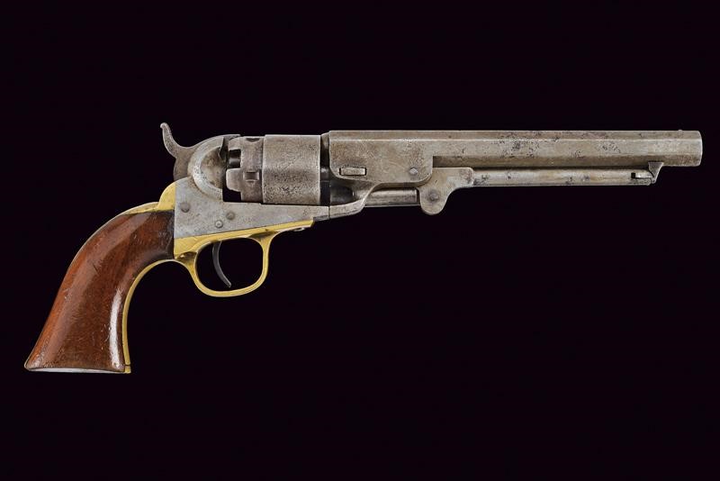 Raro Colt Pocket Model Of Navy Caliber Revolver "1862 Pocket Navy"