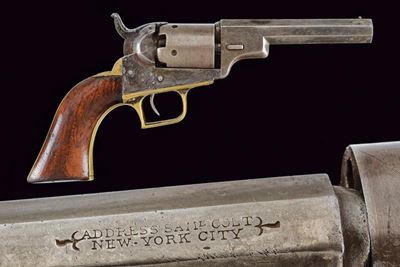Raro Colt Model 1848 Baby Dragoon Revolver