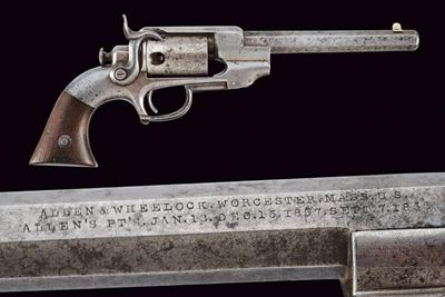 Allen & Wheelock Sidehammer Belt Model Revolver