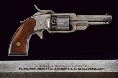 Raro e Interessante C.s. Alsop Navy Model Revolver