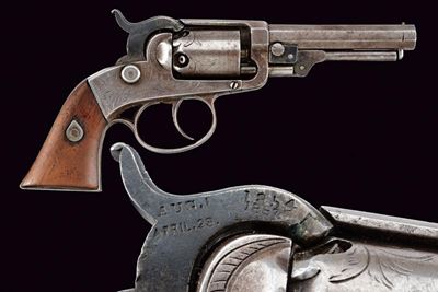 Josiah Ells Pocket Model Revolver - Third Model