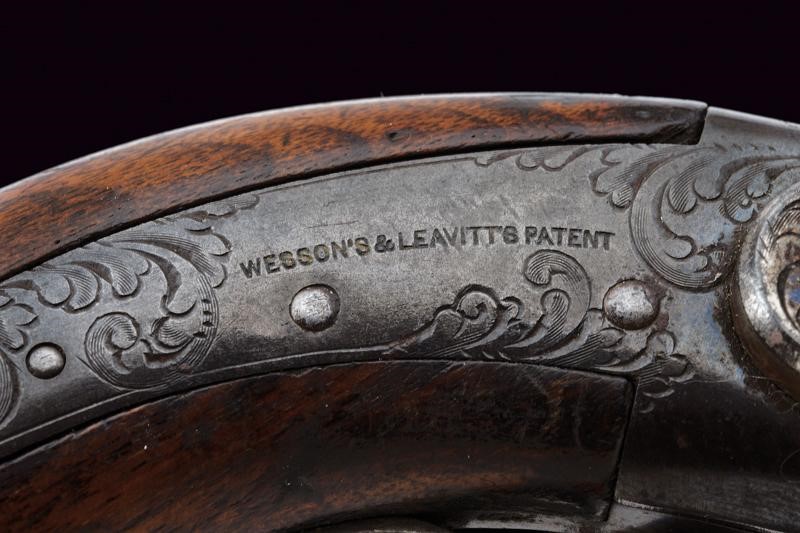 Raro Mass. Arms Co. Wesson & Leavitt Belt Revolver